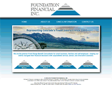 Tablet Screenshot of foundationfinancialinc.com